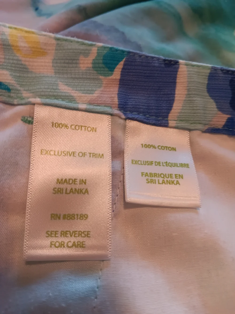 Lilly Pulitzer Magnolia Ylang Ylang Love Blue Yellow Scallop Hem Shorts Size 6 - Picture 5 of 6